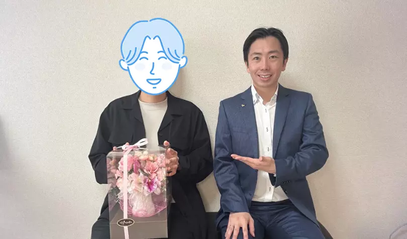 グッドラックステージで婚活した30代前半男性の画像