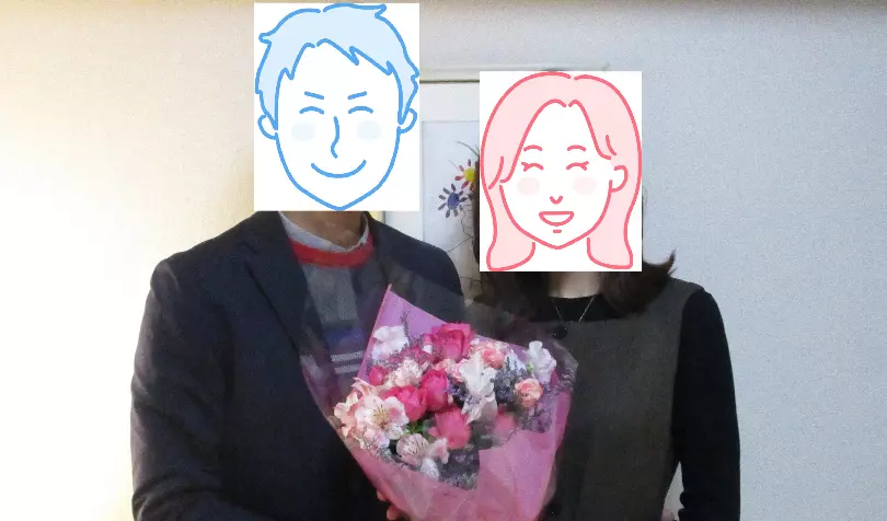 で婚活した30代前半女性の画像