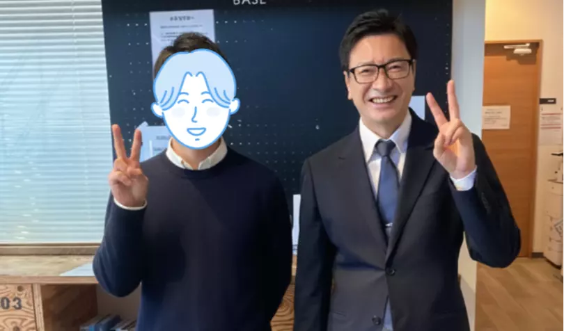 で婚活した30代後半男性の画像