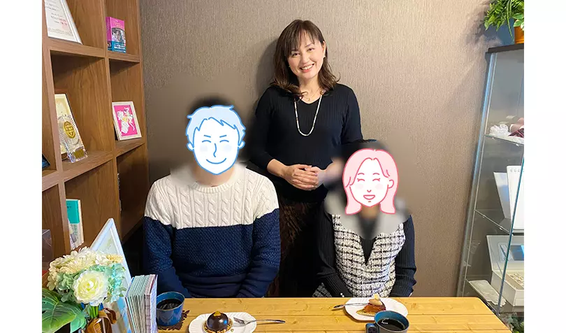 マリッジサンライズで婚活した40代前半女性の画像