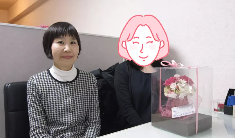 グッドラックステージで婚活した30代前半女性の画像