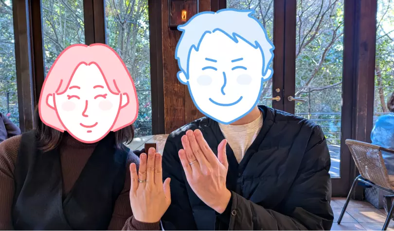 で婚活した30代後半女性の画像