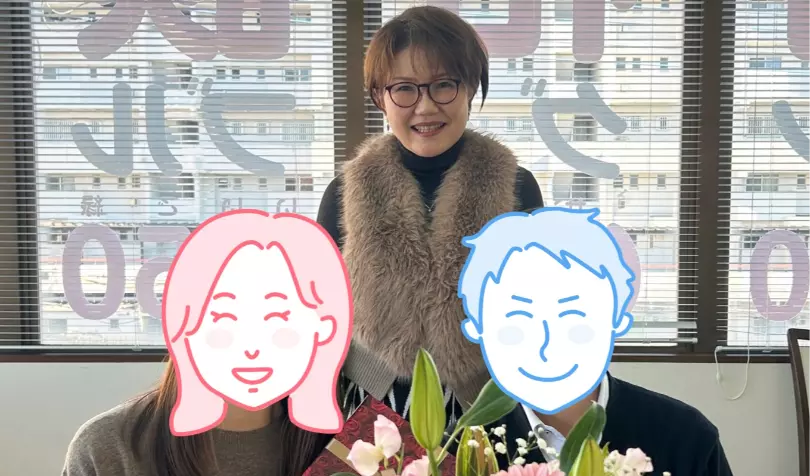 サムシング・ブルーで婚活した40代後半女性の画像