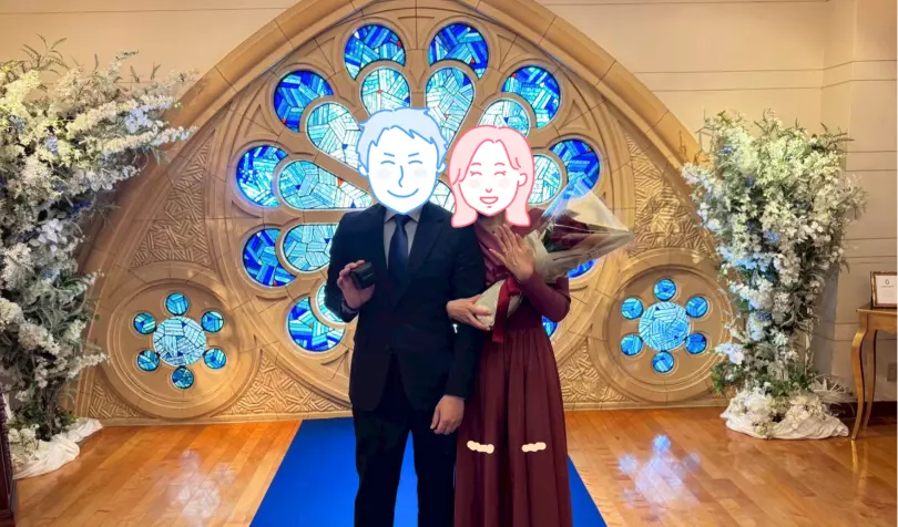 で婚活した40代前半男性の画像