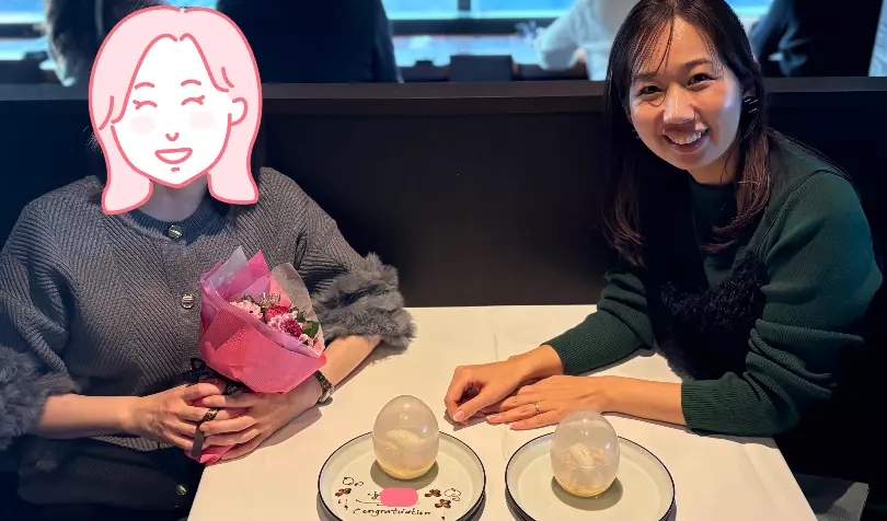 婚活サロン　felicionで婚活した50代前半女性の画像