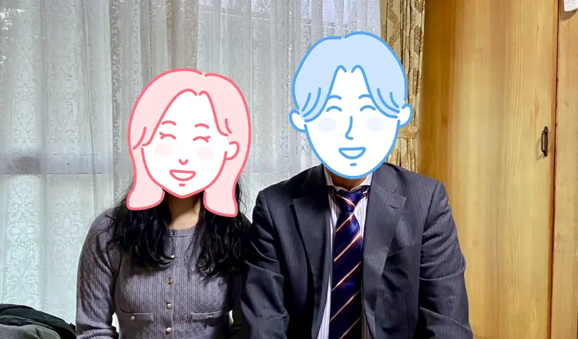 で婚活した40代後半男性の画像