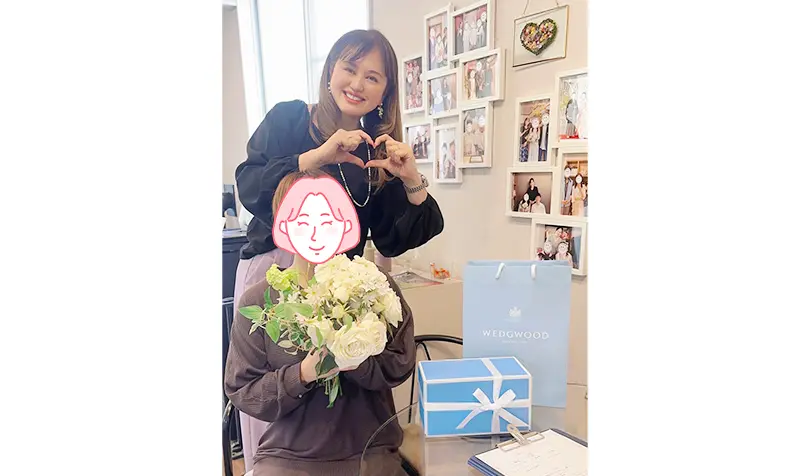 マリッジサンライズで婚活した30代前半女性の画像