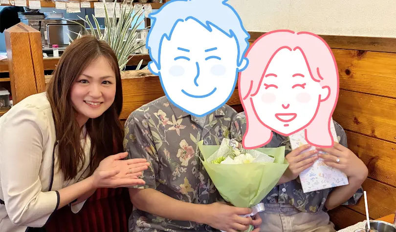 で婚活した30代後半男性の画像