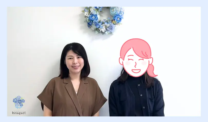 で婚活した30代後半女性の画像