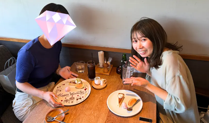 で婚活した20代後半女性の画像