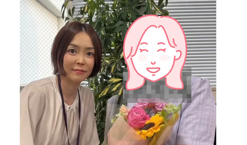 で婚活した40代前半女性の画像