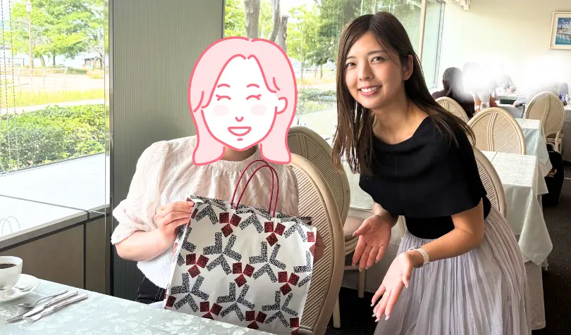 で婚活した30代後半女性の画像