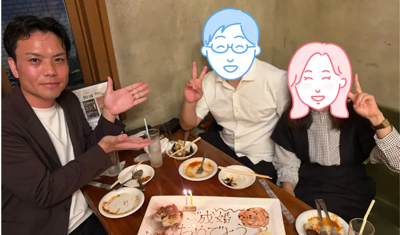 ゴンちゃんの結婚相談所で婚活した30代前半男性の画像