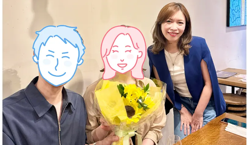 で婚活した30代後半女性の画像