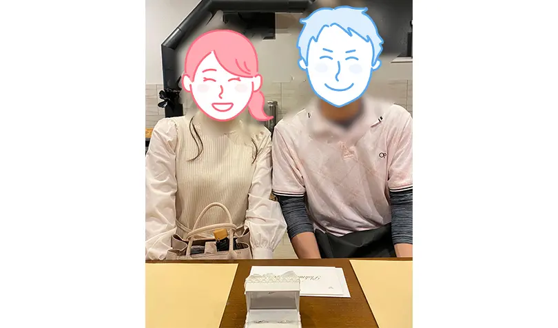 マリッジサンライズで婚活した30代前半女性の画像