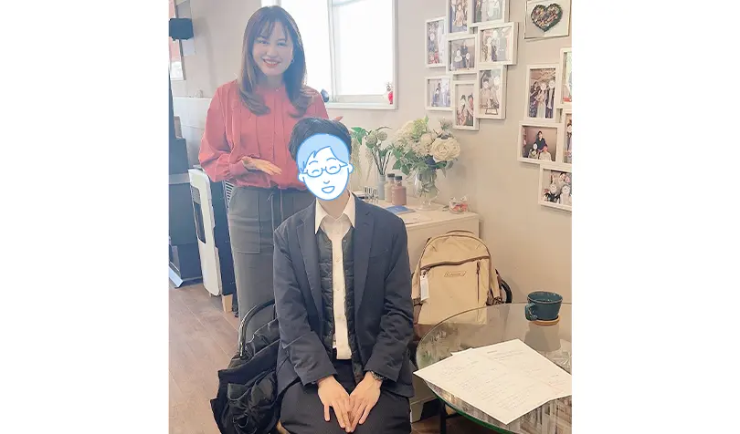 マリッジサンライズで婚活した40代前半男性の画像