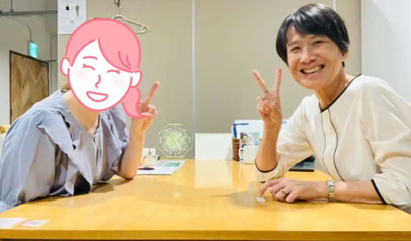 で婚活した40代前半女性の画像