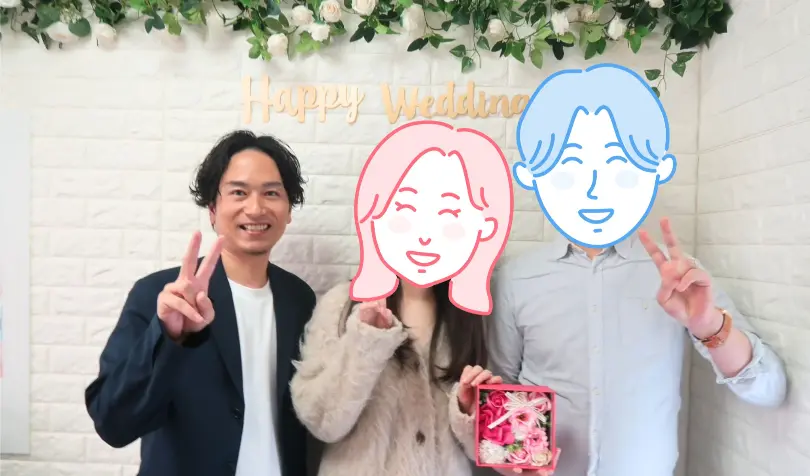 で婚活した30代前半女性の画像