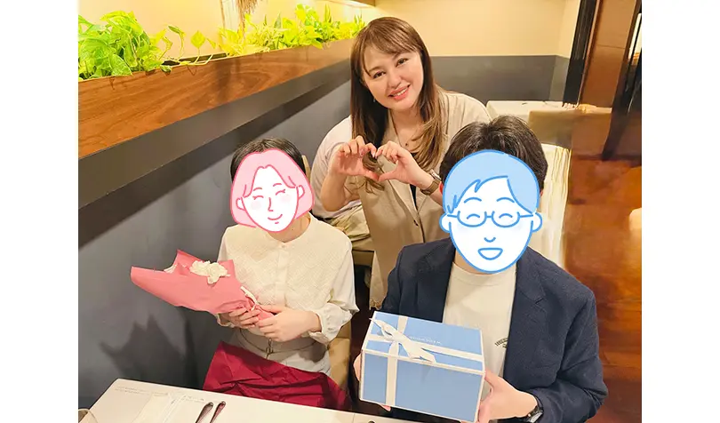 マリッジサンライズで婚活した40代前半男性の画像