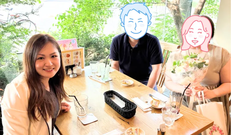で婚活した30代前半女性の画像