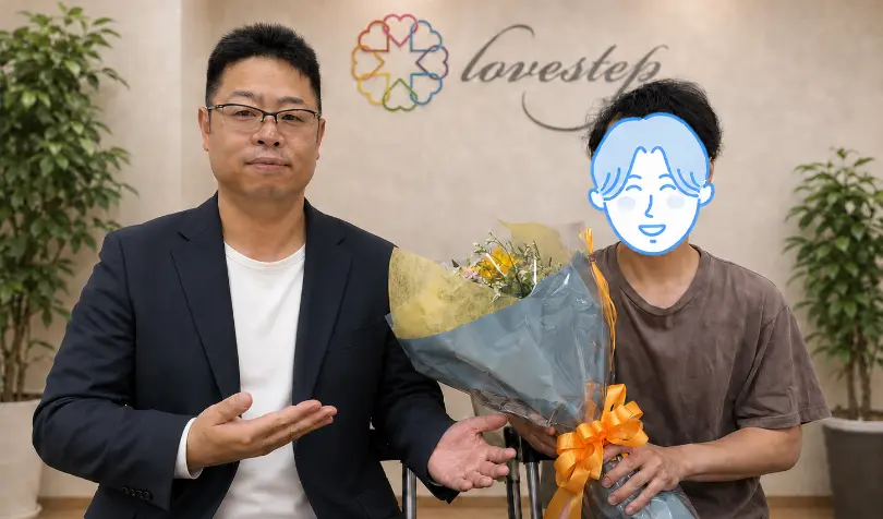 ラブステップ（lovestep）で婚活した30代前半男性の画像