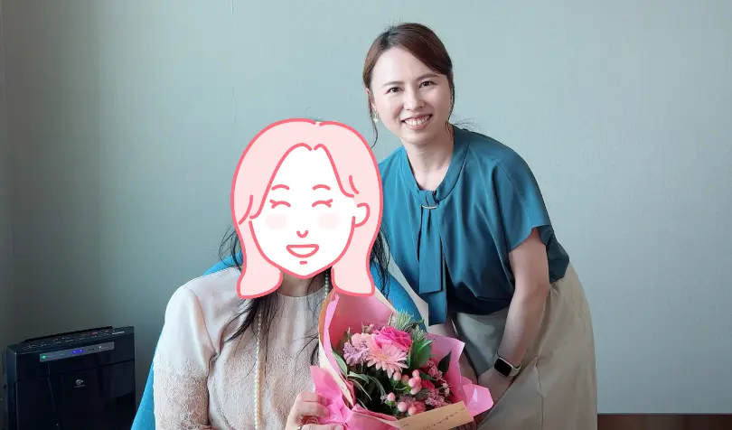 で婚活した40代後半女性の画像