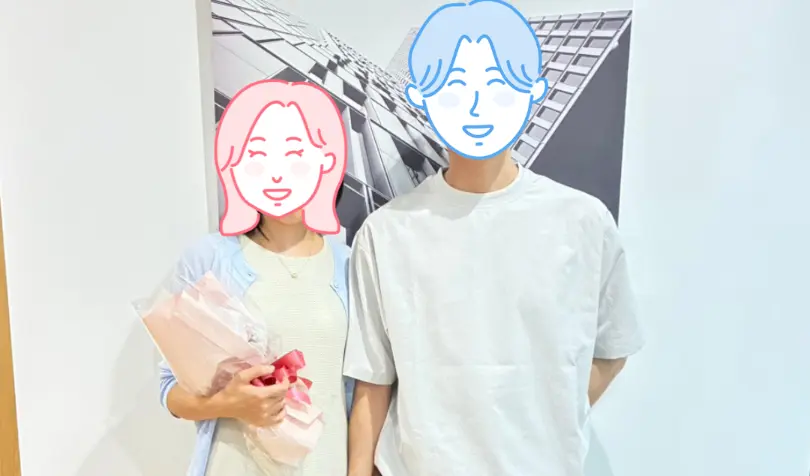 で婚活した30代後半女性の画像