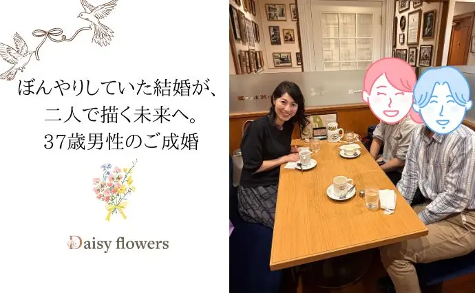 Daisy flowersで婚活した30代後半男性の画像2