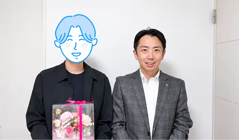 グッドラックステージで婚活した40代前半男性の画像