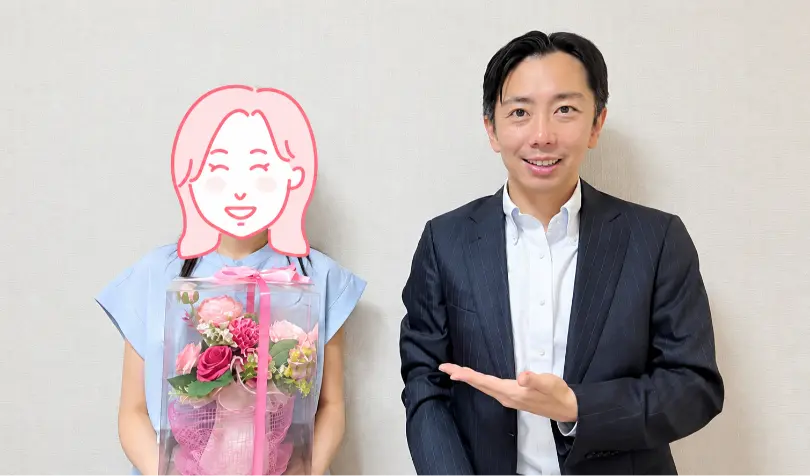 グッドラックステージで婚活した50代前半女性の画像