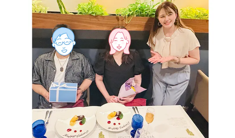 マリッジサンライズで婚活した40代前半女性の画像