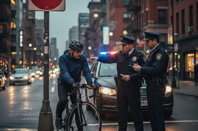 まずは自転車の交通違反取り締まり徹底を