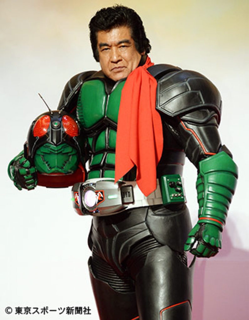 藤岡弘、70歳の仮面ライダー再び , 出ました、出ました