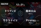 園田 VS 滝沢 VS 堀 VS 瑞原 そろそろ上昇気流に乗りたいドリブンズとPirates、セミファイナル進出に前進するのは！？【Mリーグ2020 12/21 第1試合メンバー】
