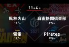 亜樹 VS 滝沢 VS 本田 VS 石橋 風林火山はルミアキ、麻雀格闘倶楽部からはタキヒサが予告出場！華々しい戦いに注目！【Mリーグ2021 11/4 第1試合メンバー】