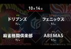 たろう VS 高宮 VS 多井 VS 近藤 上位の麻雀格闘倶楽部、ABEMASが更にスコアを伸ばすのか！？【Mリーグ2022-23 10/14 RS8日目 第1試合メンバー】