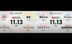 三浦智博 VS 園田賢 VS 醍醐大 VS 本田朋広 二階堂亜樹 VS 堀慎吾 VS 佐々木寿人 VS 小林剛！苦しい戦いが続く雷電、JETS、フェニックスの直接対決！【Mリーグ2025-26 11/13 レギュラー35日目 第1試合メンバー】