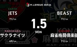 HIRO柴田 VS 堀慎吾 VS 佐々木寿人 VS 鈴木大介 2026年最初の戦い!勝利を手にするチームは!?【Mリーグ2025-26 1/5 レギュラー61日目 第1試合メンバー】