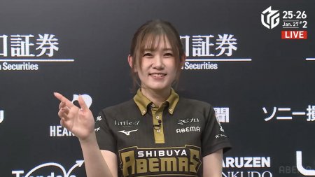 【1/27 Mリーグ2025-26 第2試合結果】要所の高打点を捉えた日向藍子がトップ獲得！ABEMASはボーダーの6位ドリブンズまであと1トップ圏内まで迫る！