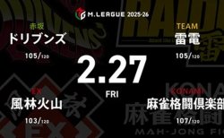 浅見真紀 VS 永井孝典 VS 滝沢和典 VS 瀬戸熊直樹 セミファイナル進出に向けて負けられない雷電の戦い!首位攻防戦、MVP争いにも注目!【Mリーグ2025-26 2/27 レギュラー92日目 第1試合メンバー】