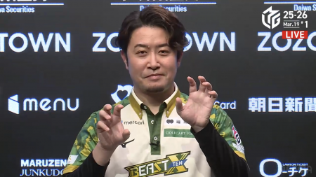 【3/19 Mリーグ2025-26 第1試合結果】多くのアガリが発生した頭脳戦を制したのはアガリ5回放銃0回のパーフェクトゲームを見せた下石戟！最多勝、個人MVPに一歩前進！