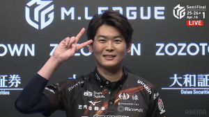 【4/16 Mリーグ2025-26 第1試合結果】スピーディーな半荘を南場の逆転で制した竹内元太がトップを獲得!瀬戸熊直樹は南場の元太の猛攻から逃げきれず悔しい2着!