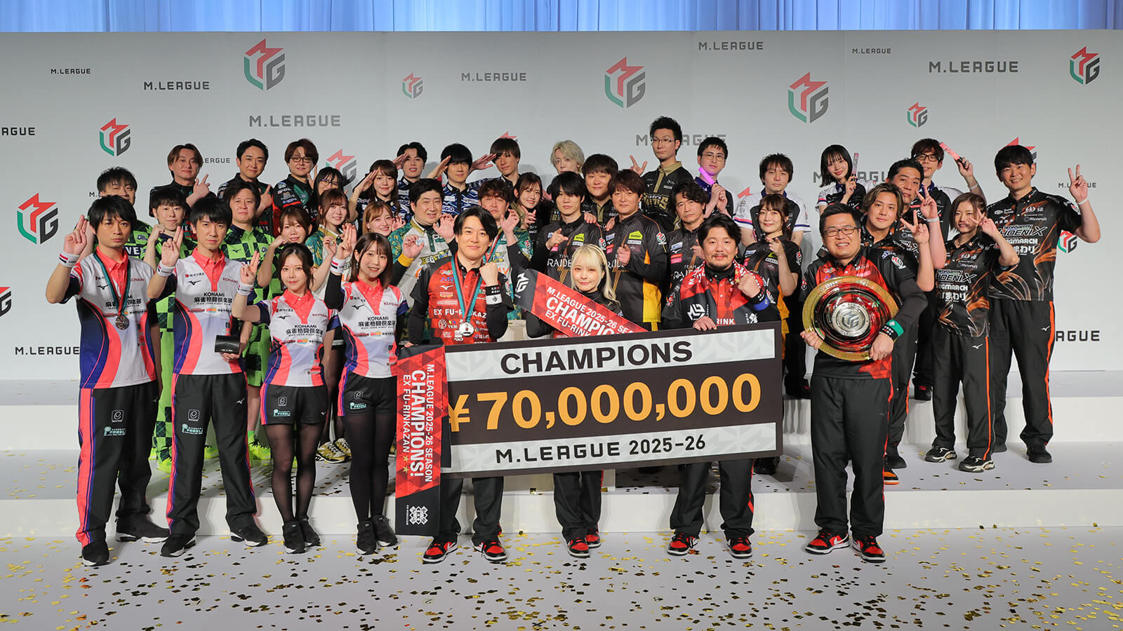 【Mリーグ】「ZOZOTOWN Mリーグ2025-26」ファイナルシリーズ EX風林火山が2度目の優勝！ファイナルを戦った4チームによる総括コメントが発表！