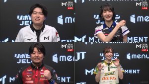 【7/27 Mトーナメント2026 Final Stage A卓、B卓結果】A卓からは渡辺史哉と岡田紗佳、B卓からは勝又健志と東城りおが勝ち上がり！
