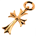 22K タイニーCHクロスチャームプレーン