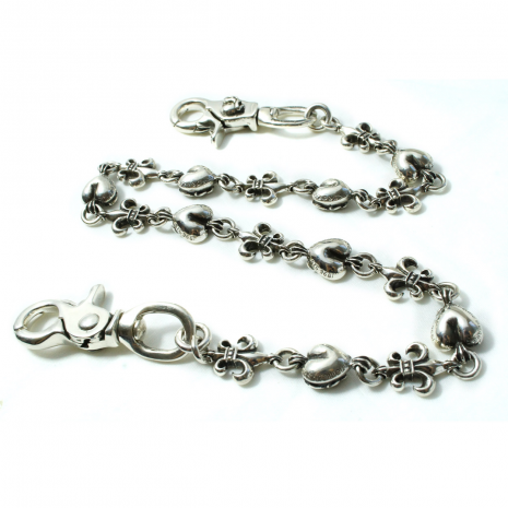 クロムハーツ BSフレア x ハート 2クリップ