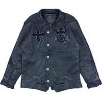 ビルウォールレザー × GABOR ガボール トライバル レザー シャツ ジャケット 画像