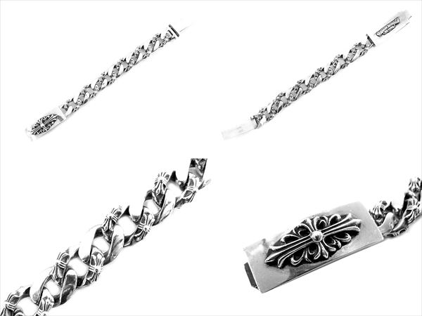 クロムハーツ他店様よりも高く買取ます!フローラルクロスファンシーIDブレスレット高額査定してます!