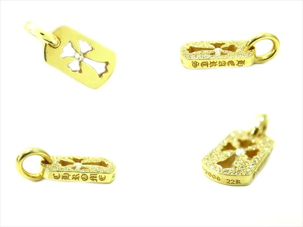 クロムハーツ高く買取ます!22K タイニーカットアウトクロス ダイヤ人気アイテムの為高額査定金額提示中!