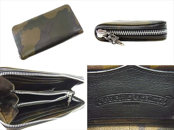 クロムハーツ高く買取ます! REC F ZIP #2 カモフラージュ スリーセメタリーパッチ ウォレット人気アイテムの為高額査定金額提示中!